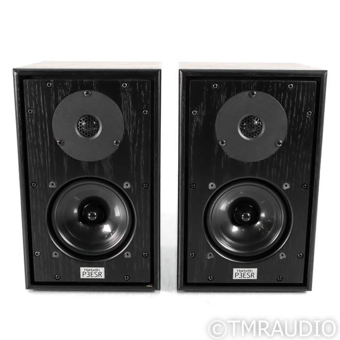 Harbeth P3ESR Special Edition Bookshelf Speakers; Black Pair