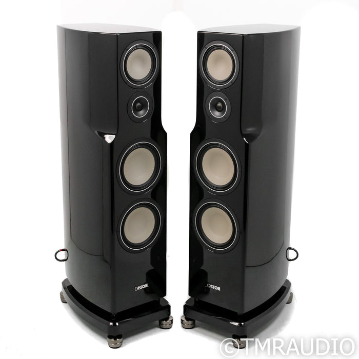 Canton Reference 3K 3-Way Floorstanding Speakers; Black Pair w/ Gaia I