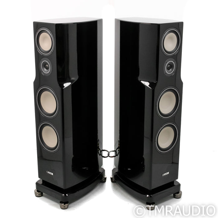 Canton Reference 3K 3-Way Floorstanding Speakers; Black Pair w/ Gaia I