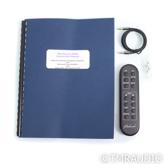 Benchmark Media HPA4 Headphone Amplifier; Rackmount Version