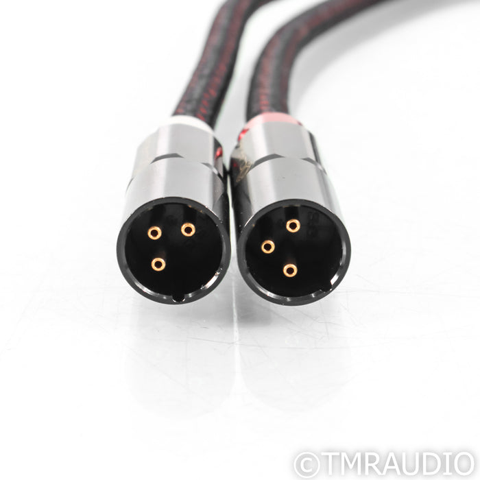 Clarus Cable Crimson XLR Cables; 1m Pair Balanced Interconnects