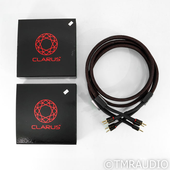 Clarus Cable Crimson Speaker Cables; 6ft Pair