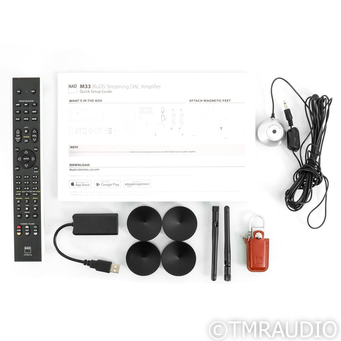 NAD Masters M33 BluOS Streaming Integrated Amplifier; MM Phono