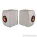 KEF LS50 Meta Bookshelf Speakers; Mineral White Pair