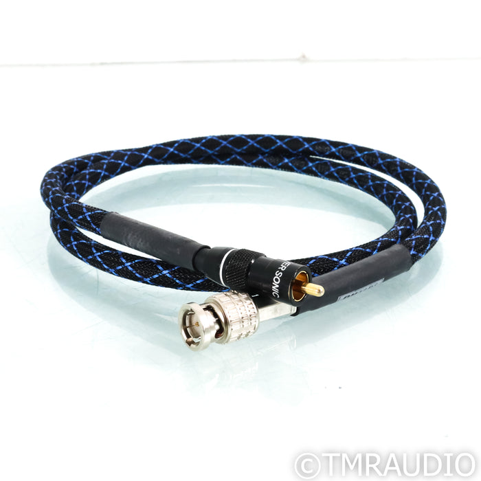 DH Labs Silver Sonic D-750 Digital Coax Cable; 1m BNC to RCA