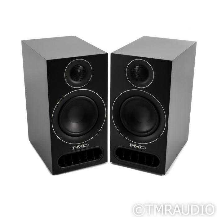 PMC prodigy1 Bookshelf Speakers; Silk Black Pair w/ Optional Grills