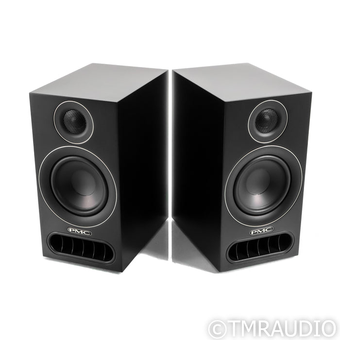 PMC prodigy1 Bookshelf Speakers; Silk Black Pair w/ Optional Grills