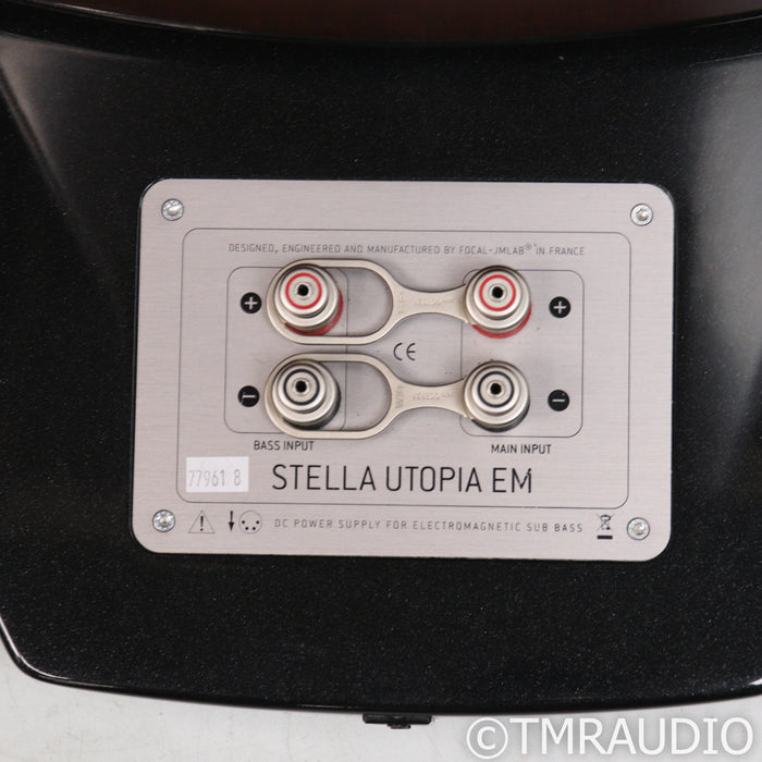 Focal Stella Utopia EM Floorstanding Speakers; Dark Walnut Pair