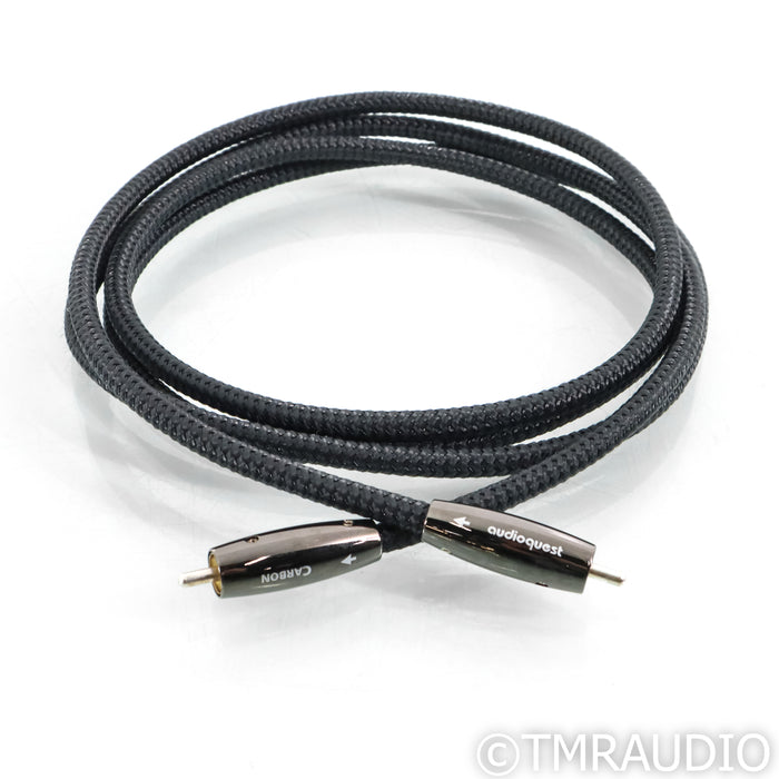 AudioQuest Carbon Digital RCA Cable; 2m Coaxial Cable