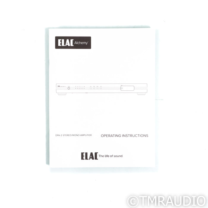 ELAC Alchemy DPA-2 Stereo & Mono Power Amplifier (Open Box)