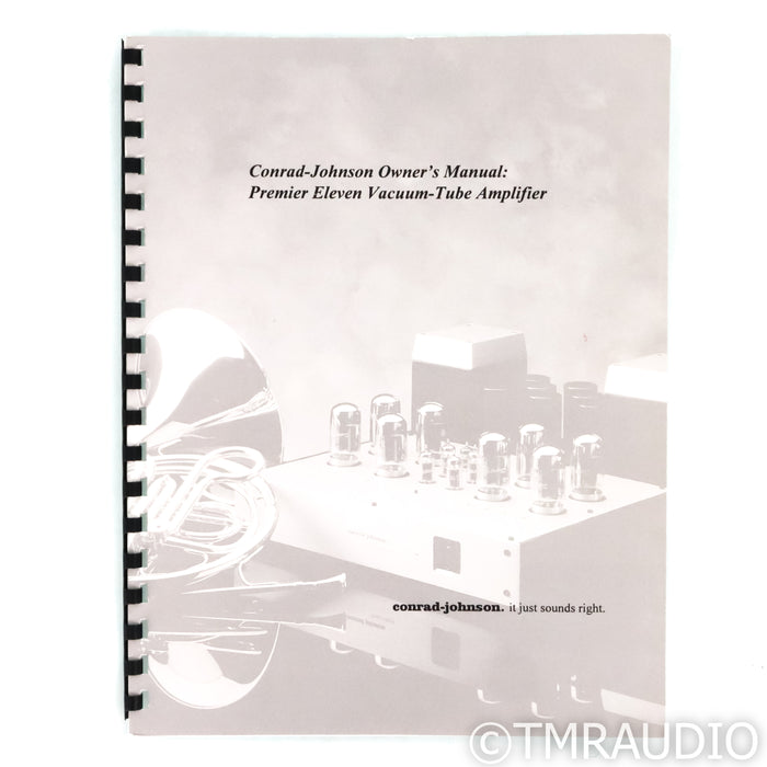 Conrad-Johnson Premier 11A Stereo Tube Power Amplifier