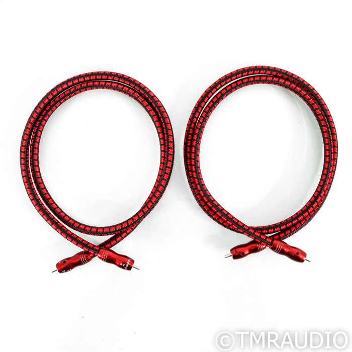 AudioQuest King Cobra RCA Cables; 1m Pair Interconnects