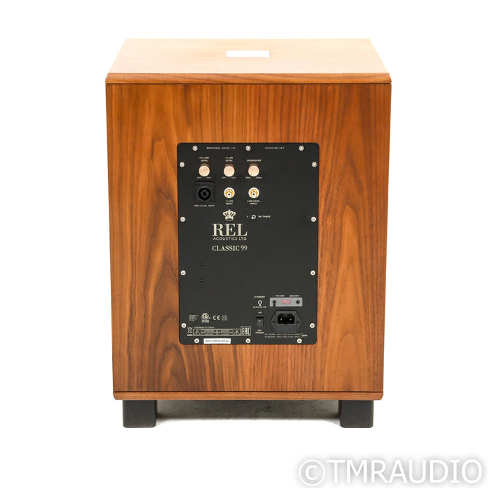 REL Classic 99 12" Powered Subwoofer; Walnut