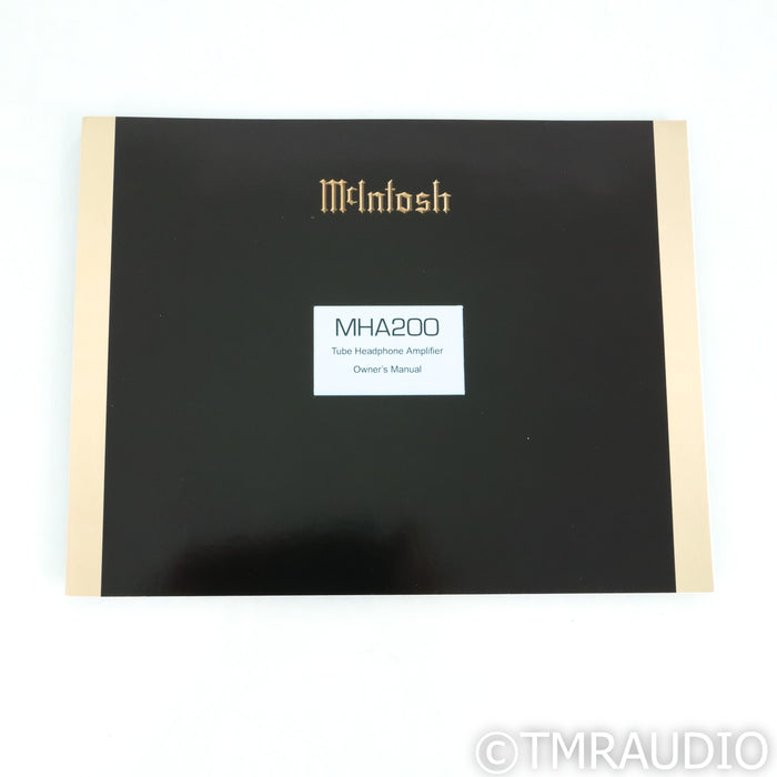 McIntosh MHA200 Tube Headphone Amplifier