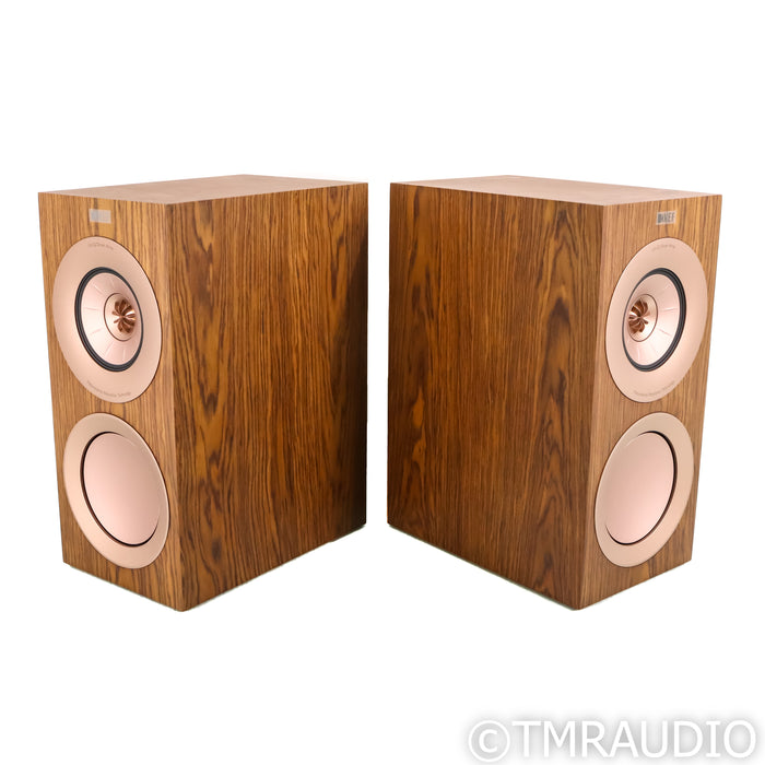 KEF R3 Meta Bookshelf Speakers; Walnut Pair