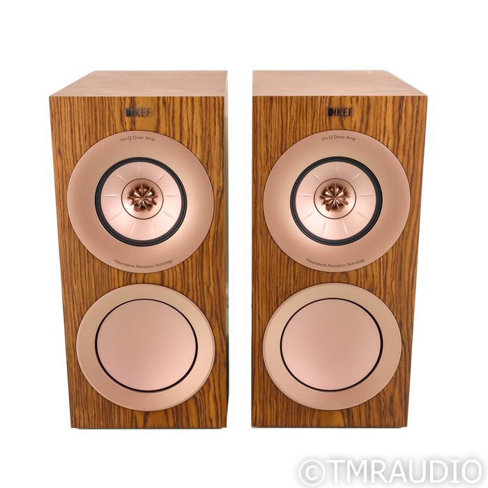 KEF R3 Meta Bookshelf Speakers; Walnut Pair