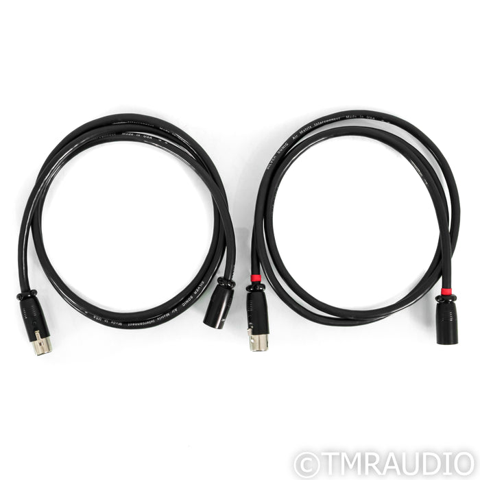 DH Labs Silver Sonic Air Matrix XLR Cables; 5ft Pair Balanced Interconnects