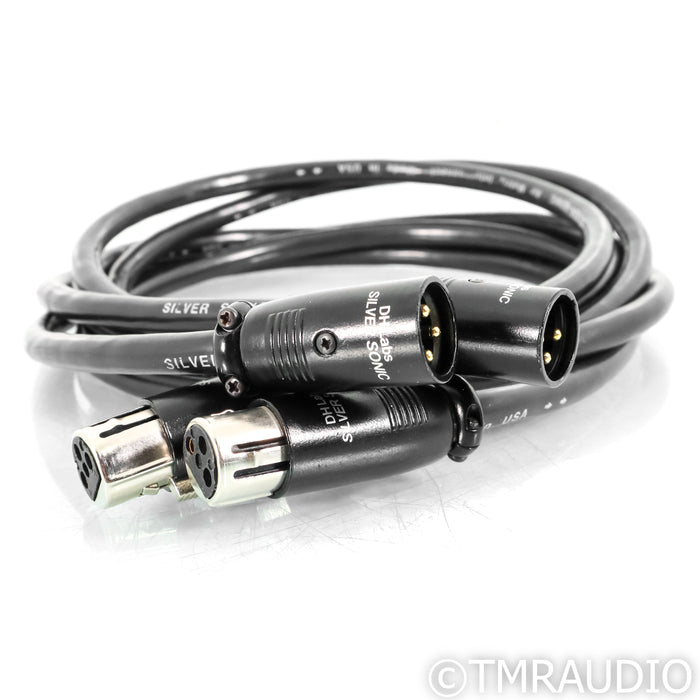 DH Labs Silver Sonic Air Matrix XLR Cables; 5ft Pair Balanced Interconnects