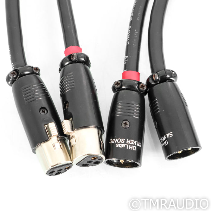 DH Labs Silver Sonic Air Matrix XLR Cables; 5ft Pair Balanced Interconnects