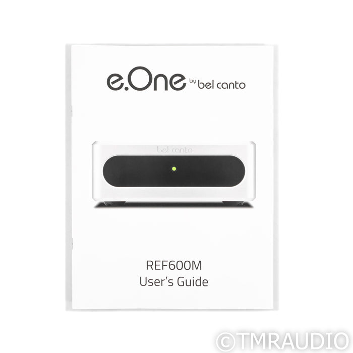 Bel Canto e.One REF600M Monoblock Power Amplifiers; Pair