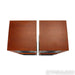 Wharfedale Linton 85th Anniv. Bookshelf Speakers; Red Mahogany Pair w/ Stands
