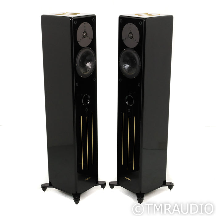 Merlin VSM MXM Black Magic Floorstanding Speakers; Gloss Black Pair w/ BAM