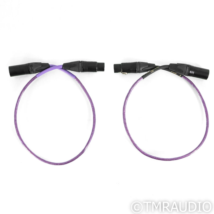 Nordost Purple Flare XLR Cables; 0.6m Pair Balanced Interconnects