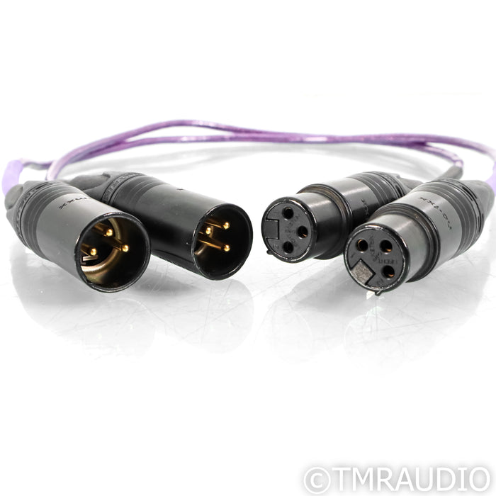 Nordost Purple Flare XLR Cables; 0.6m Pair Balanced Interconnects