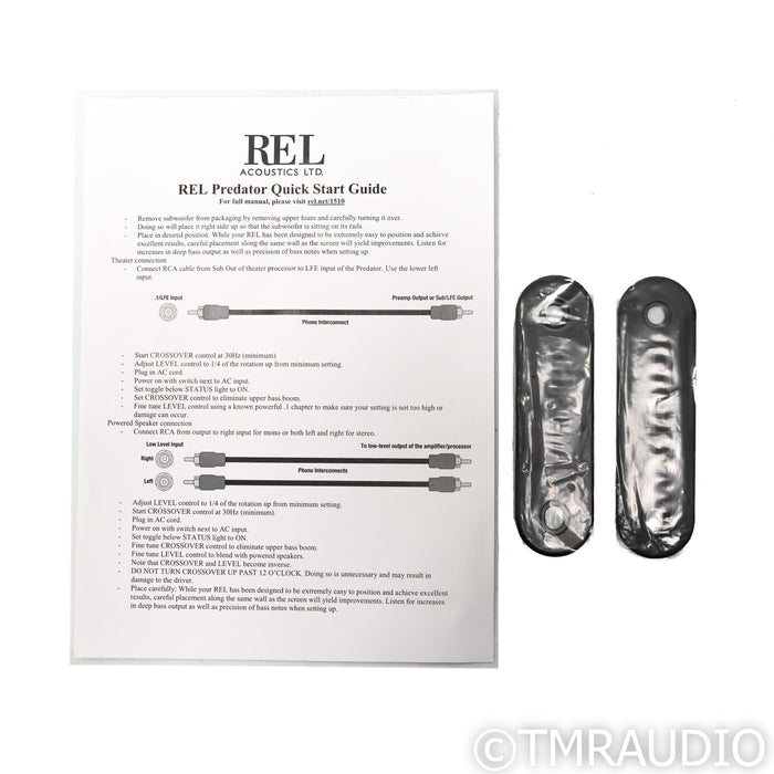 REL Acoustics HT/1510 Predator 15" Powered Subwoofer; Black