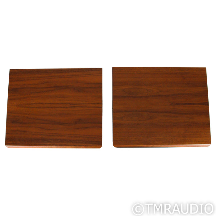KLH Model Five Bookshelf Speakers with Stands; Walnut Pair
