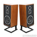 KLH Model Five Bookshelf Speakers with Stands; Walnut Pair