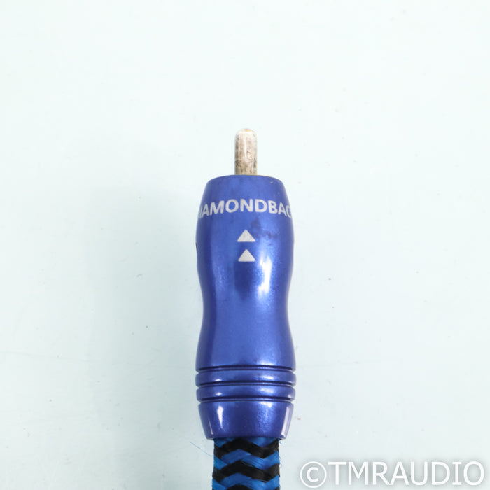 AudioQuest Diamondback RCA Cables; 1m Pair Interconnects