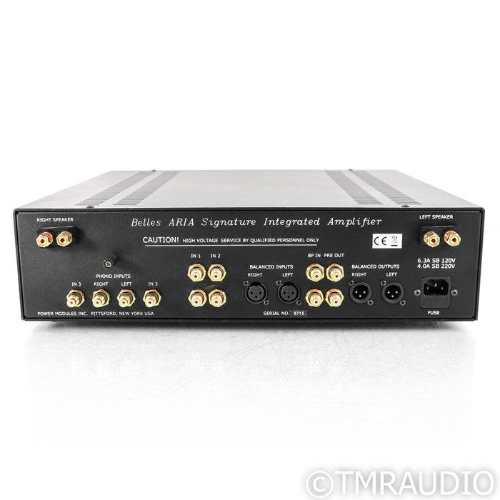 Belles Aria Signature Stereo Integrated Amplifier; MM Phono