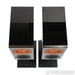 KEF Reference 1 Meta Bookshelf Speakers; Gloss Black Pair with Stands