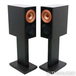 KEF Reference 1 Meta Bookshelf Speakers; Gloss Black Pair with Stands