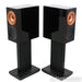 KEF Reference 1 Meta Bookshelf Speakers; Gloss Black Pair with Stands