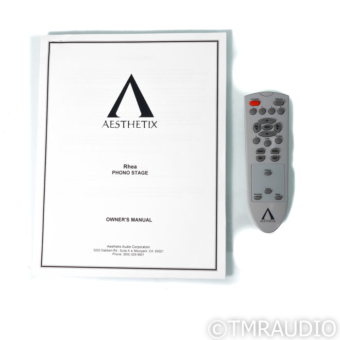 Aesthetix Rhea Signature Edition Tube MM & MC Phono Preamplifier
