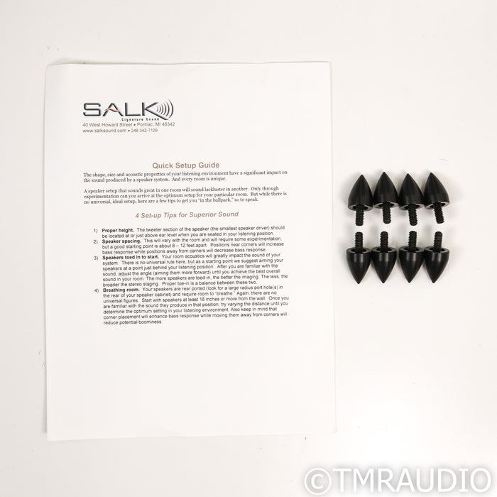 Salk Song3 BeAT Floorstanding Speakers; Curly Walnut Pair