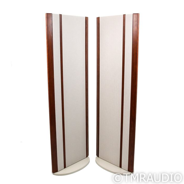 Magnepan MG 3.7i Floorstanding Speakers; Dark Cherry w/ Off White Pair
