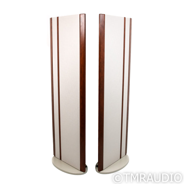 Magnepan MG 3.7i Floorstanding Speakers; Dark Cherry w/ Off White Pair