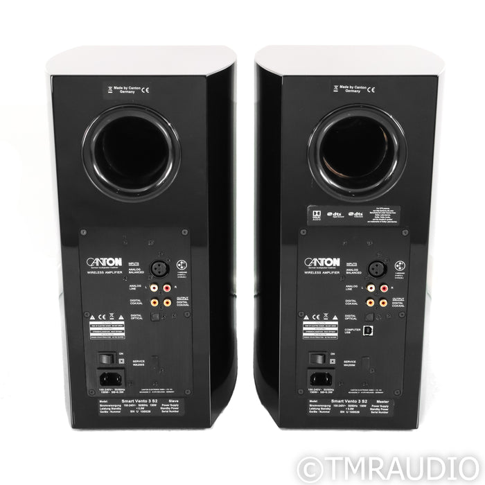 Canton Smart Vento 3 S2 Wireless Active Bookshelf Speakers; Black Pair