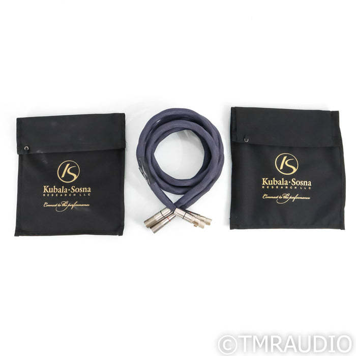 Kubala Sosna Emotion XLR Cables; 1.5m Pair Balanced Interconnects