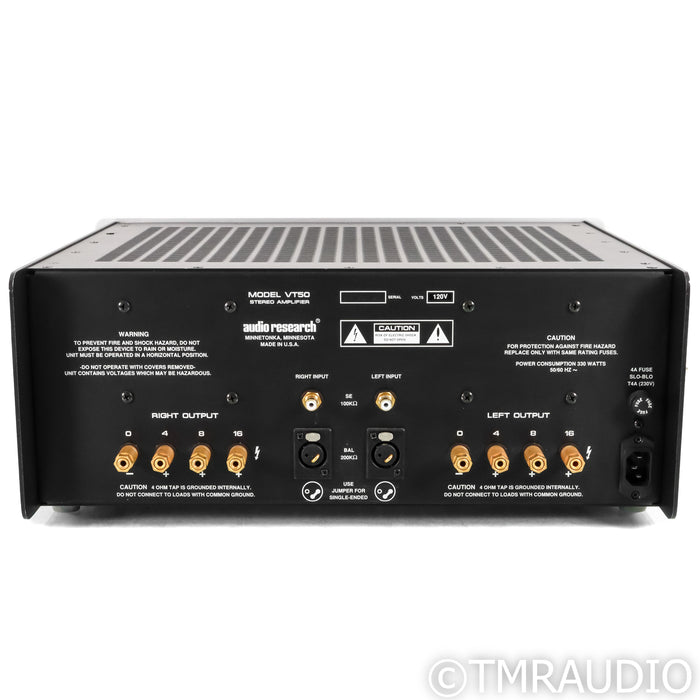 Audio Research VT50 Stereo Tube Power Amplifier