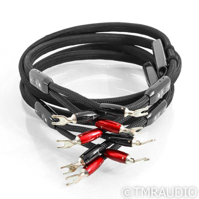 AudioQuest William Tell BASS Speaker Cables; 6ft Pair; 72v DBS