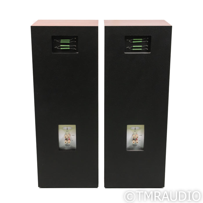 Volti Audio Razz V3 Floorstanding Speakers; Mahogany Pair w/ Premium Grill Upgrade