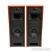 Volti Audio Razz V3 Floorstanding Speakers; Mahogany Pair w/ Premium Grill Upgrade