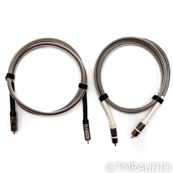 Analysis Plus Silver Oval RCA Cables; 1.5m Pair Interconnects