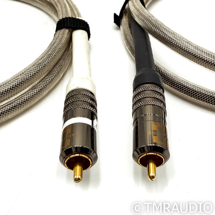 Analysis Plus Silver Oval RCA Cables; 1.5m Pair Interconnects