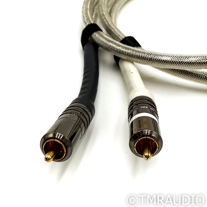 Analysis Plus Silver Oval RCA Cables; 1m Pair Interconnects
