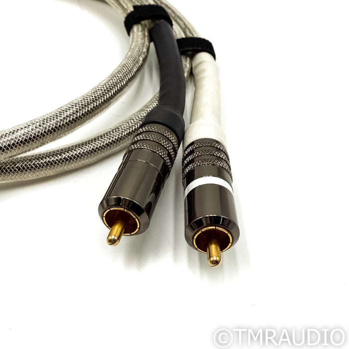 Analysis Plus Silver Oval RCA Cables; 1m Pair Interconnects